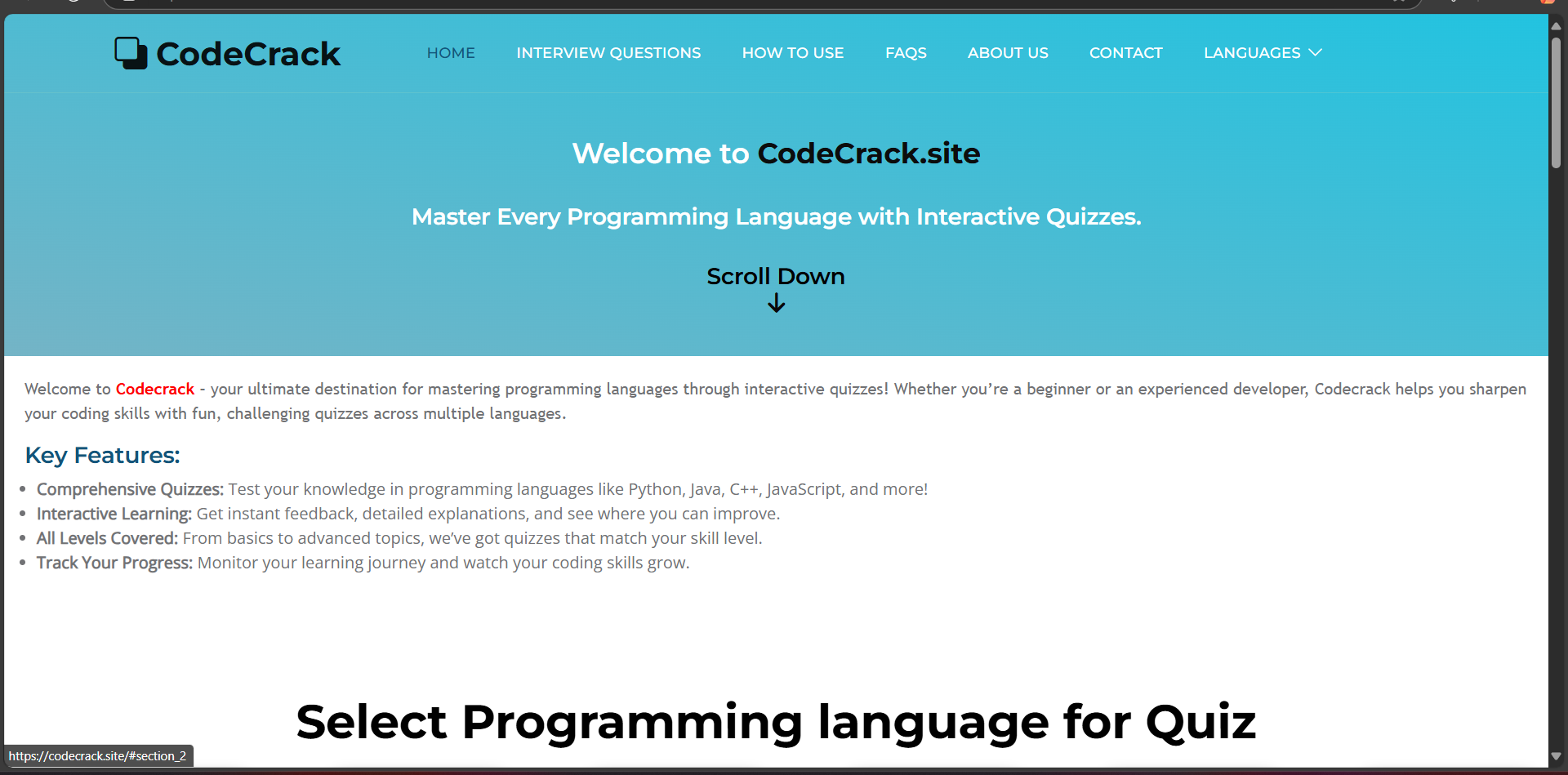 CodeCrack Platform